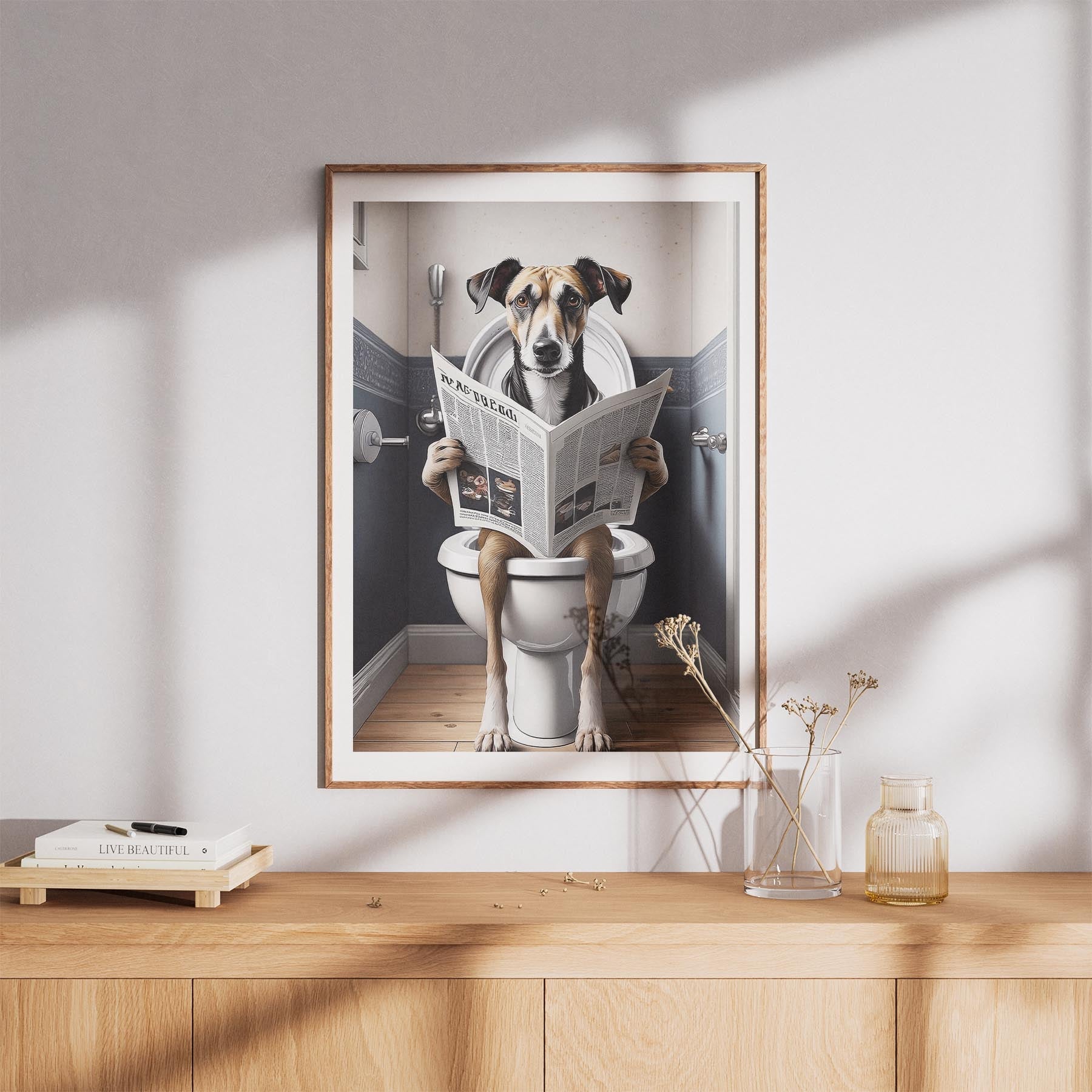 Greyhound Toilet Humour Dog Series 2 image 8