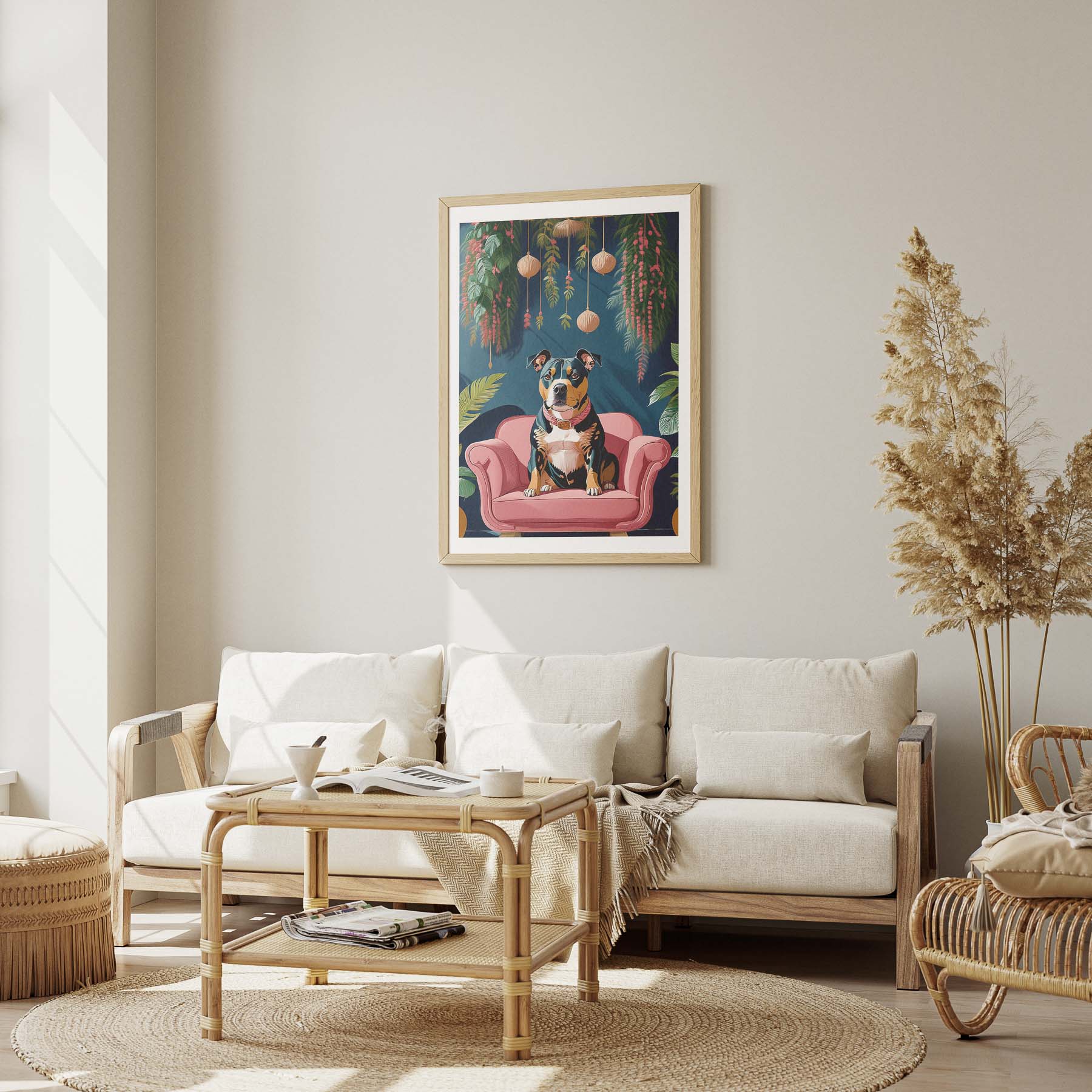 Staffordshire Bull Terrier  Just Lounging Around 3 image 1