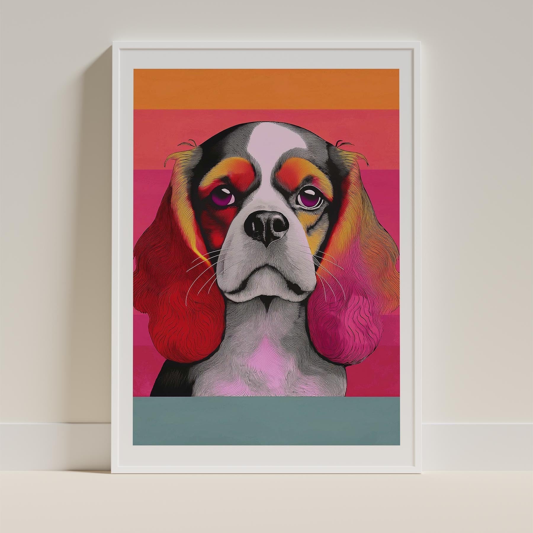 Cavalier Spaniel Modern Pop Dog Series image 9