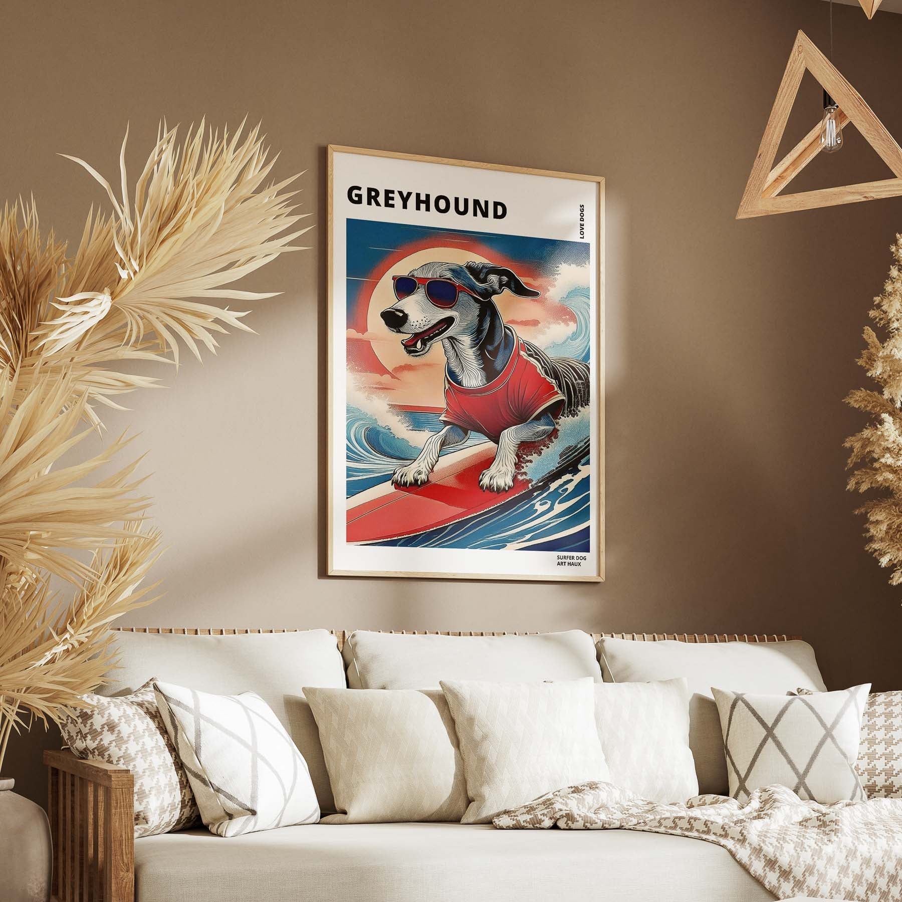 Grey Hound Hokosai Surfer Dogs 1 image 5