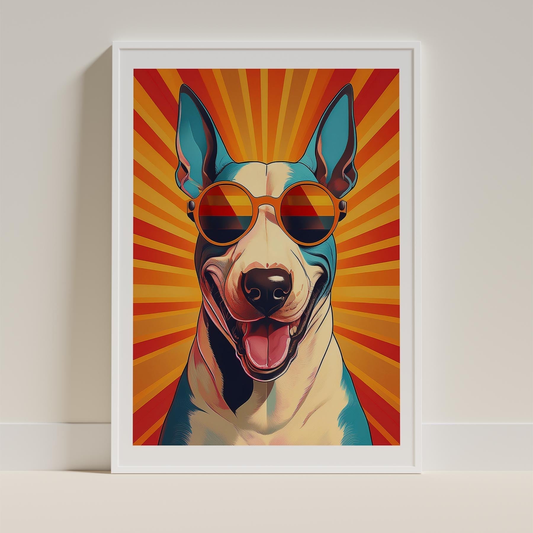 Bull Terrier In Colourful Sunnies 1 image 9