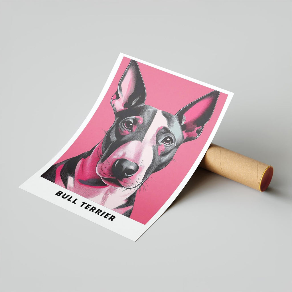 Bull Terrier Pink and Black Dog Series 1 image 6