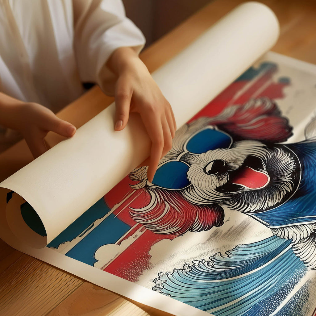 Golden Doodle Hokosai Surfer Dogs 1 image 3