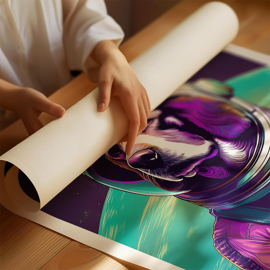 English Setter Space Dogs Series image 1