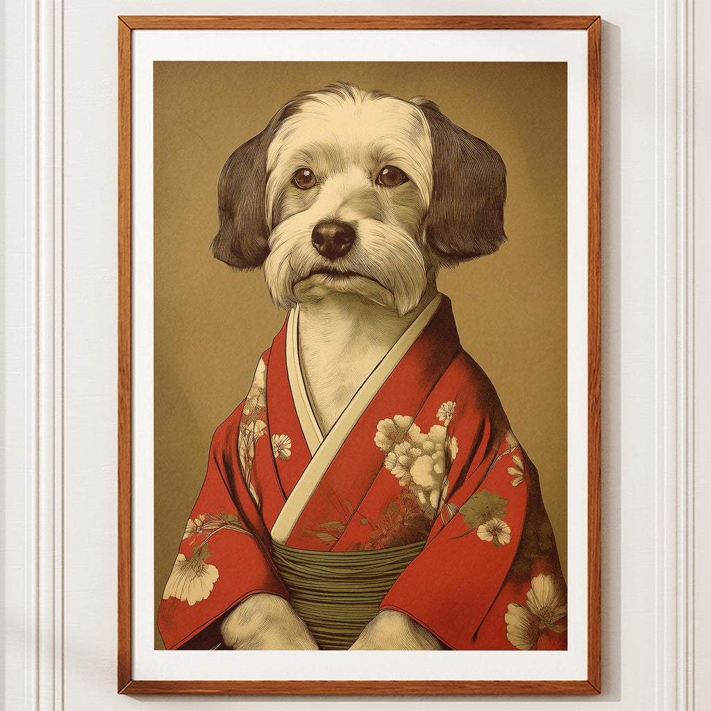 Australian Silky Terrier Japanse Kimono Dog Series image 10
