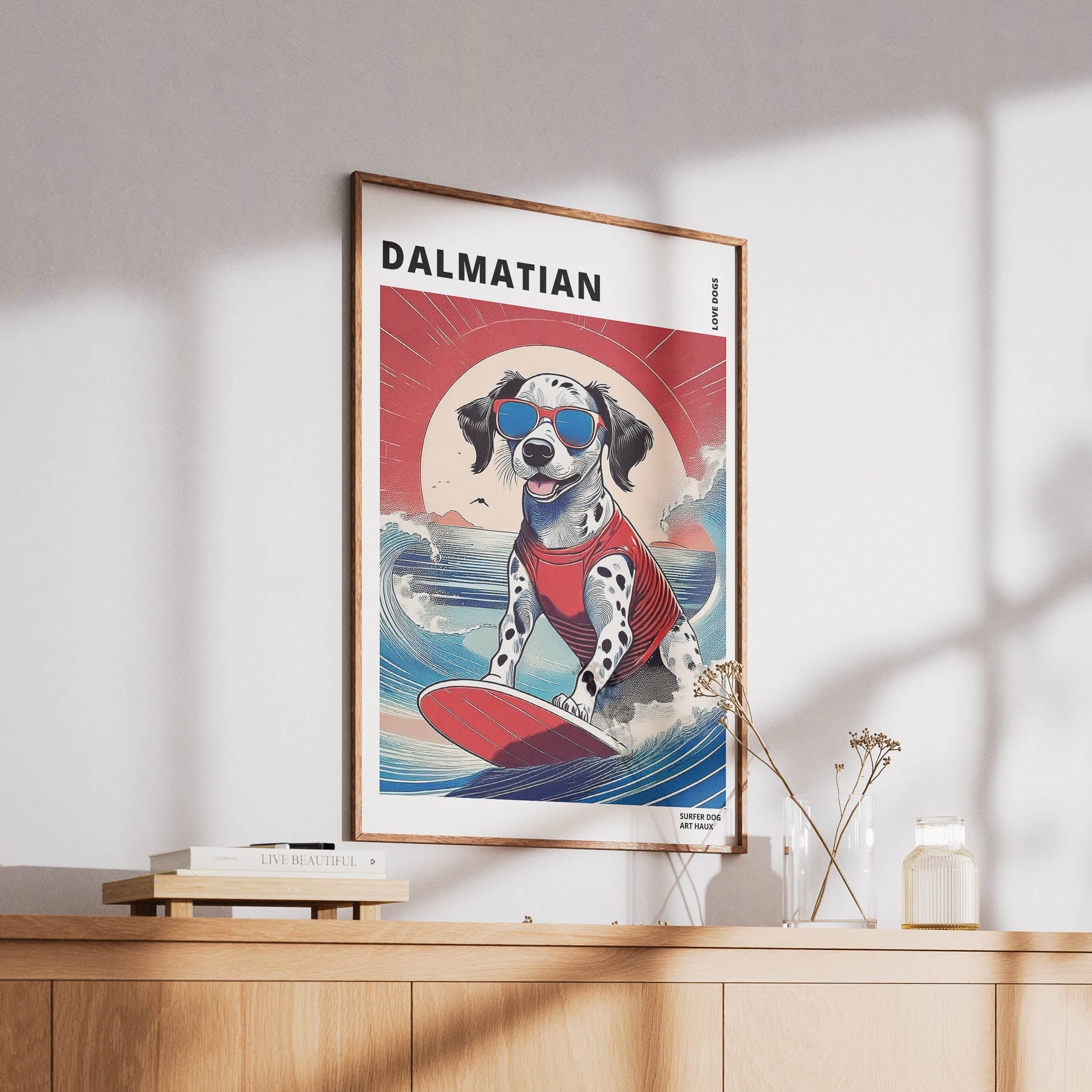 Dalmatian Hokosai Surfer Dogs 1 image 6