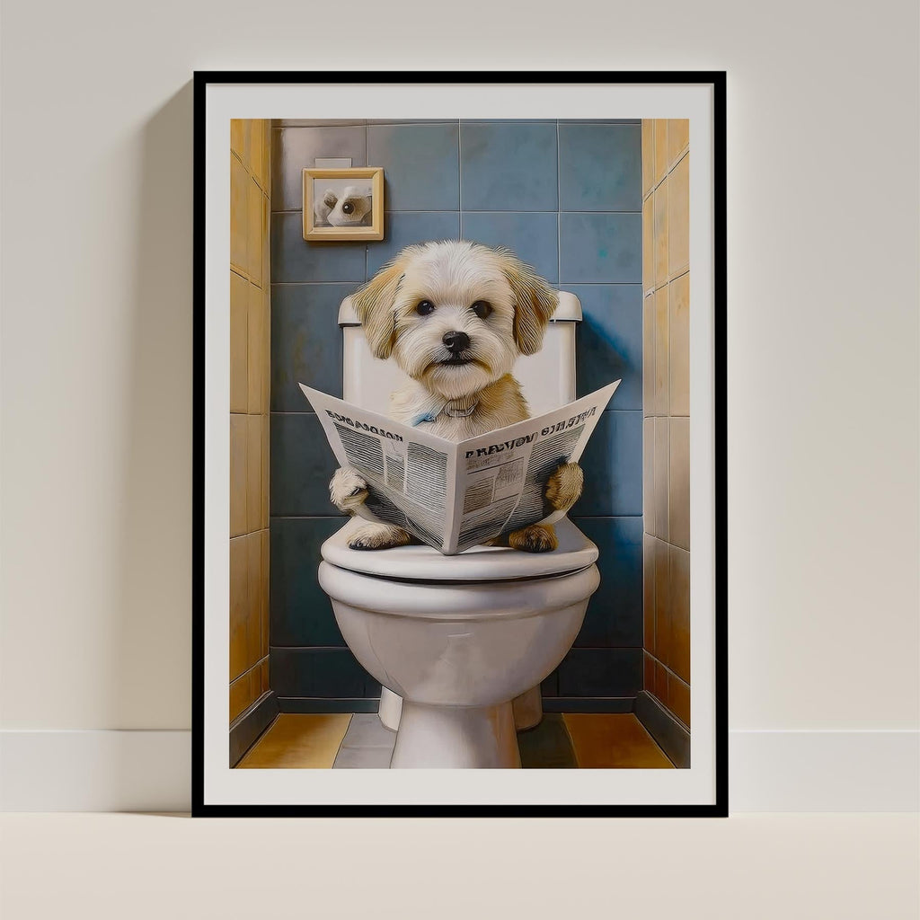 Maltese Toilet Humour Dog Series image 0