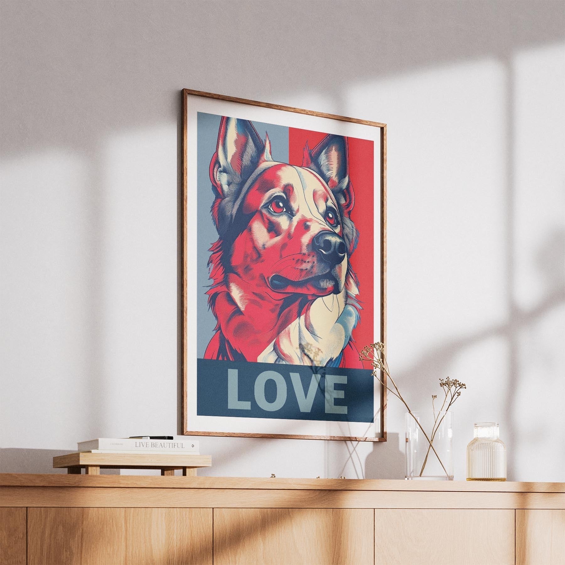 German Spitz LOVE Series Inspired by the Obama Poster image 5