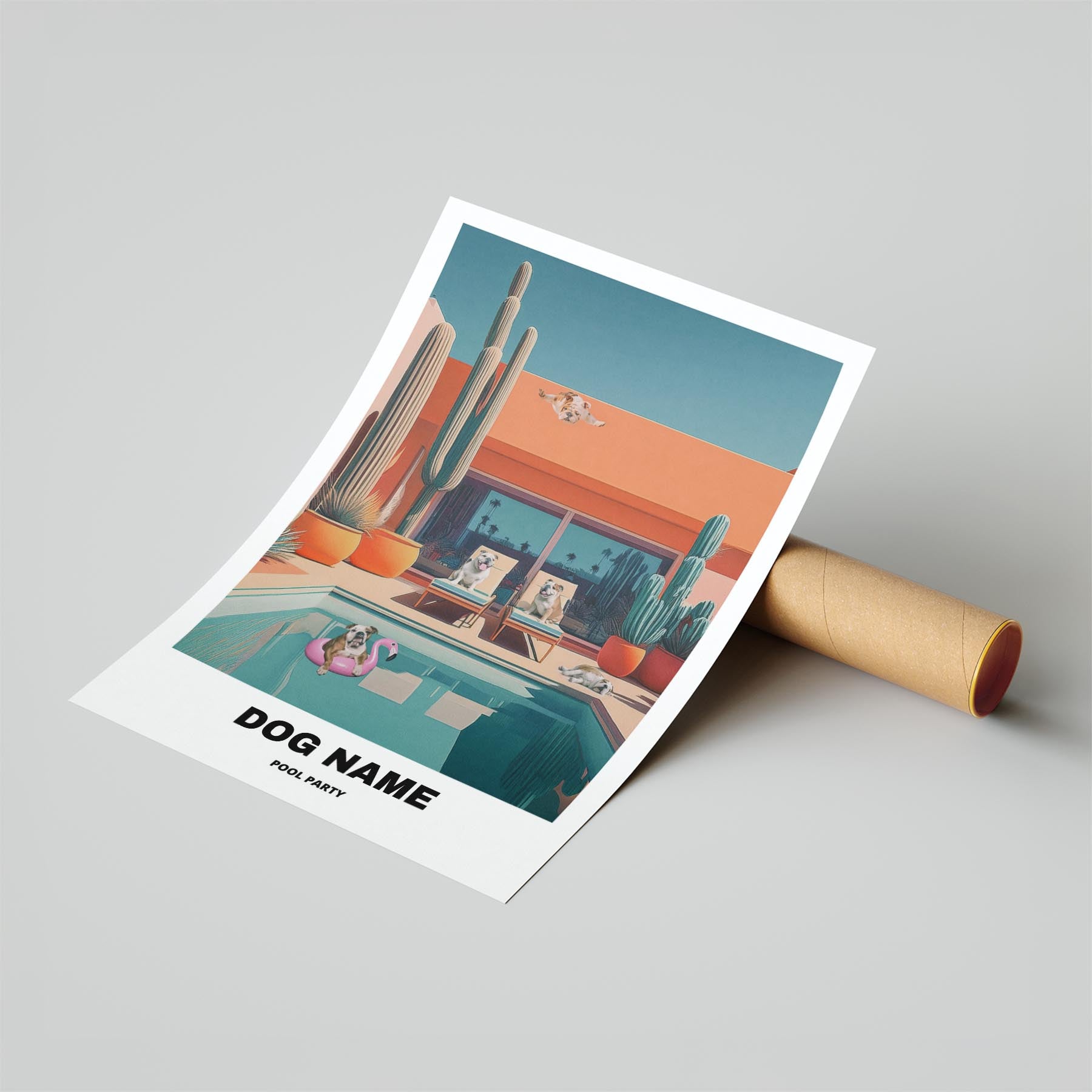 Bulldog Custom Pool Party WITH TEXT image 6