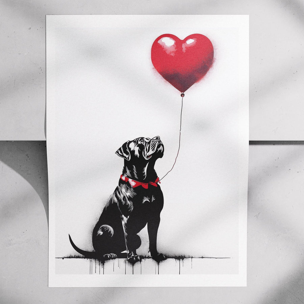 Bullmastiff DOGSY Series inspired by the Art of Banksy image 7