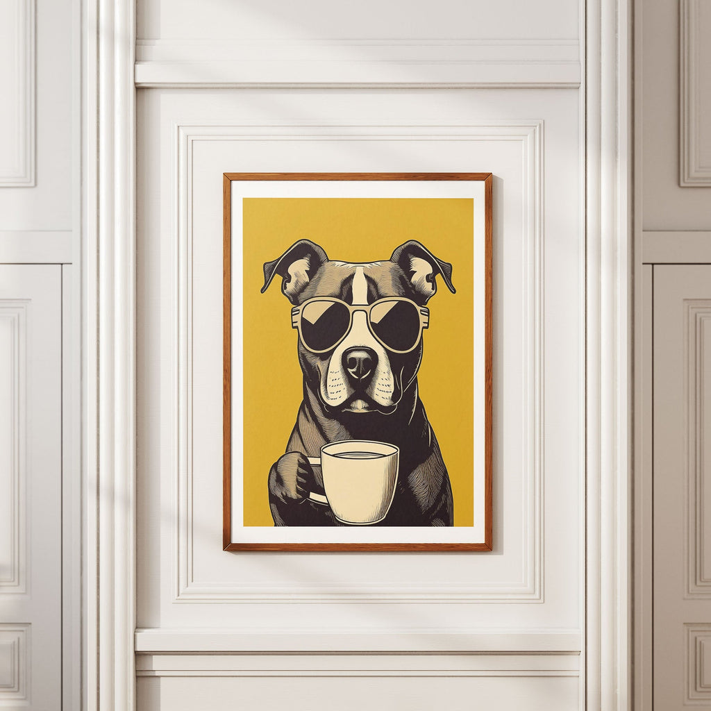 Staffordshire Chillin Coffee Dog image 2