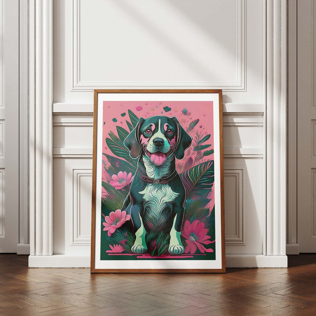 Beagle Flowery Dog image 4