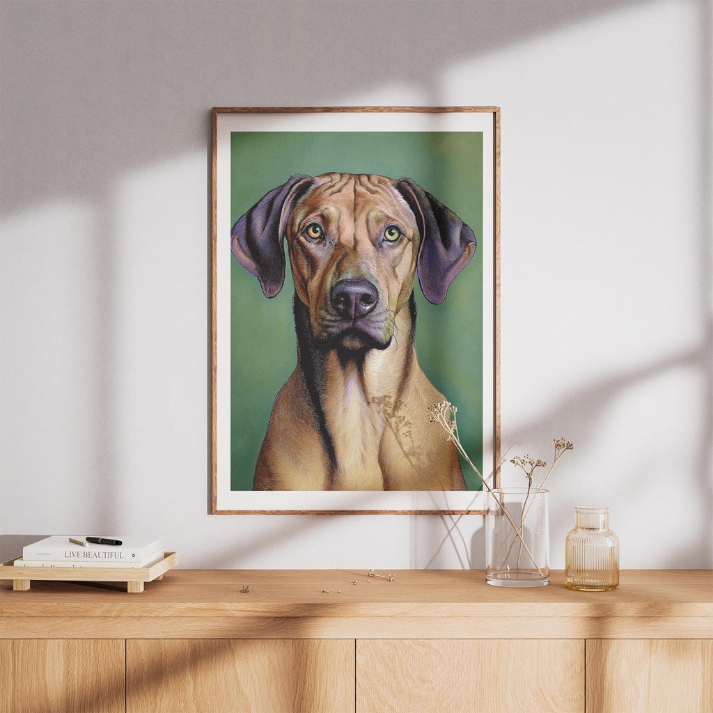 Rhoedesian Ridgeback Green Painted Series image 8