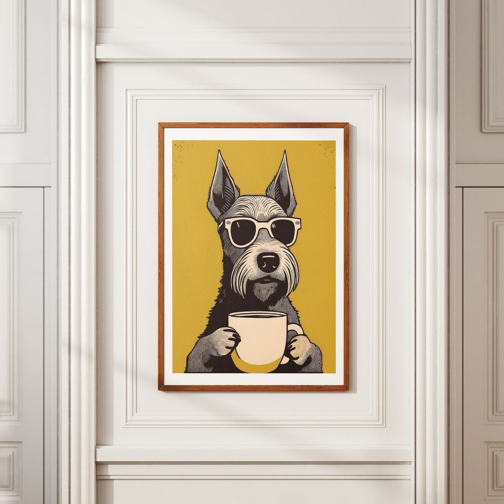 Irish Terrier Chillin Coffee Dog image 2