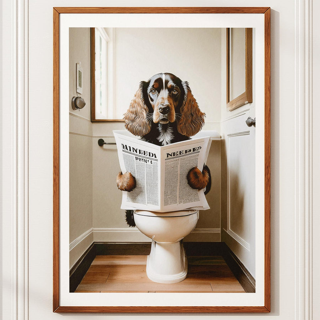 Cocker Spaniel Toilet Humour Dog Series 1 image 10