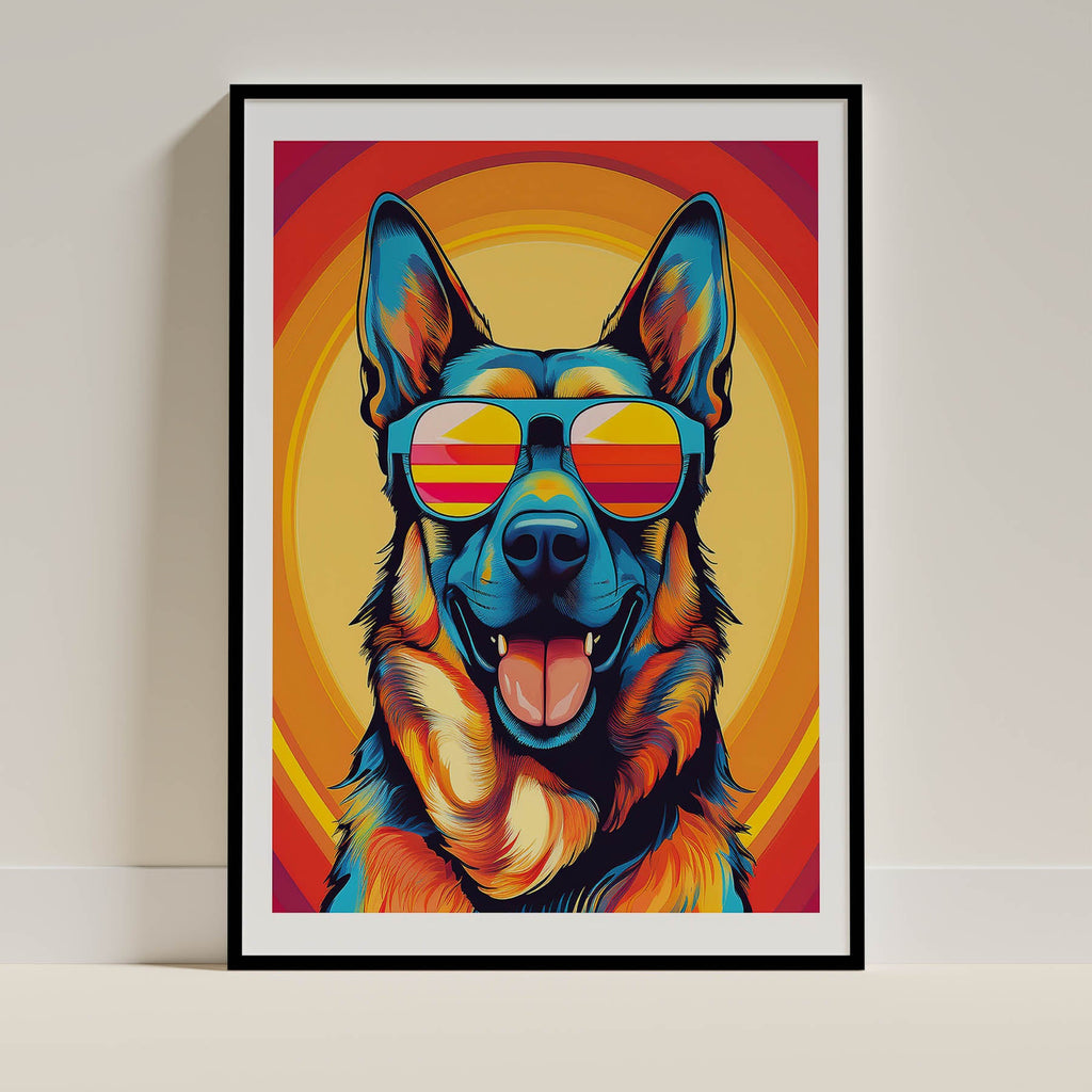 German Shepherd Dog In Colourful Sunnies 11 image 0