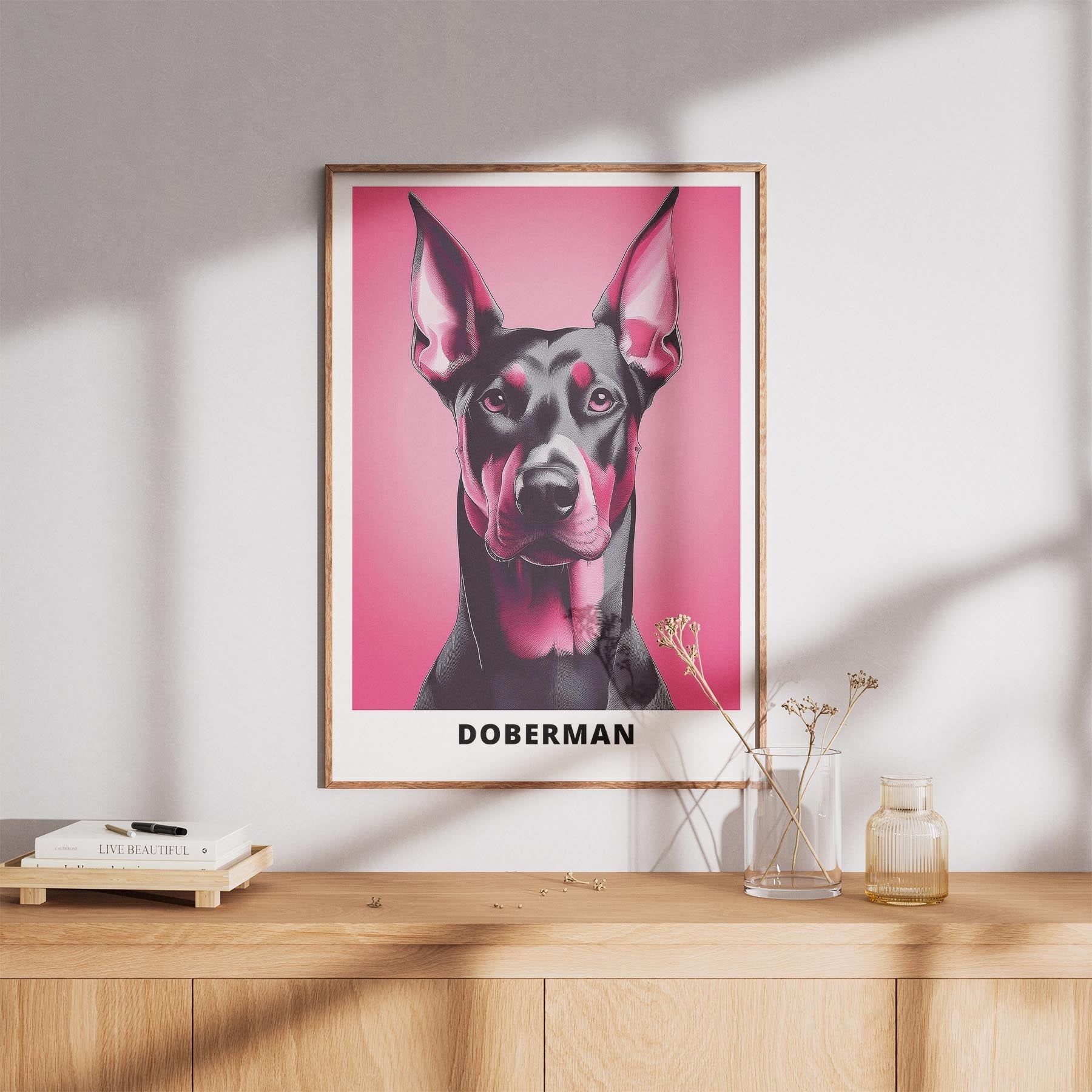 Doberman Pink and Black Dog Series 1 image 8