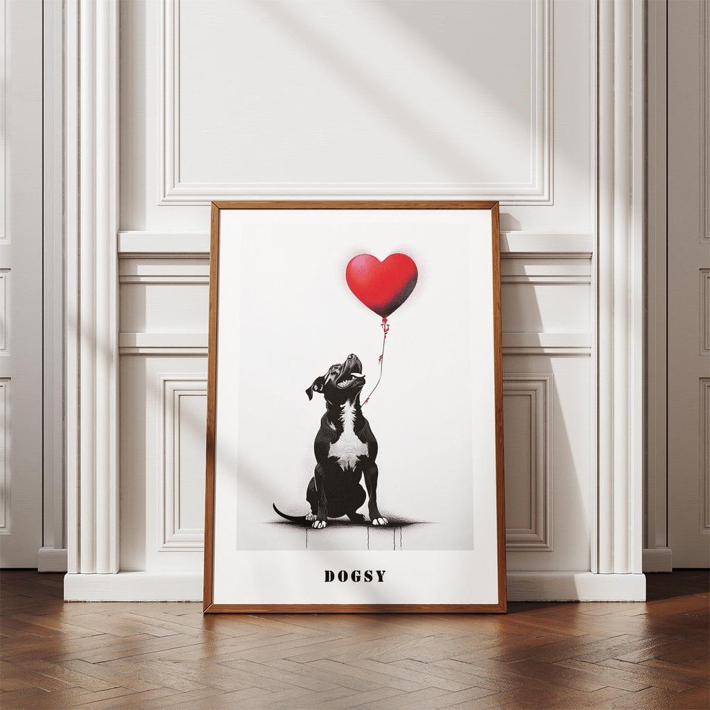 American Staffordshire Terrier DOGSY Series inspired by the Art of Banksy with t image 4