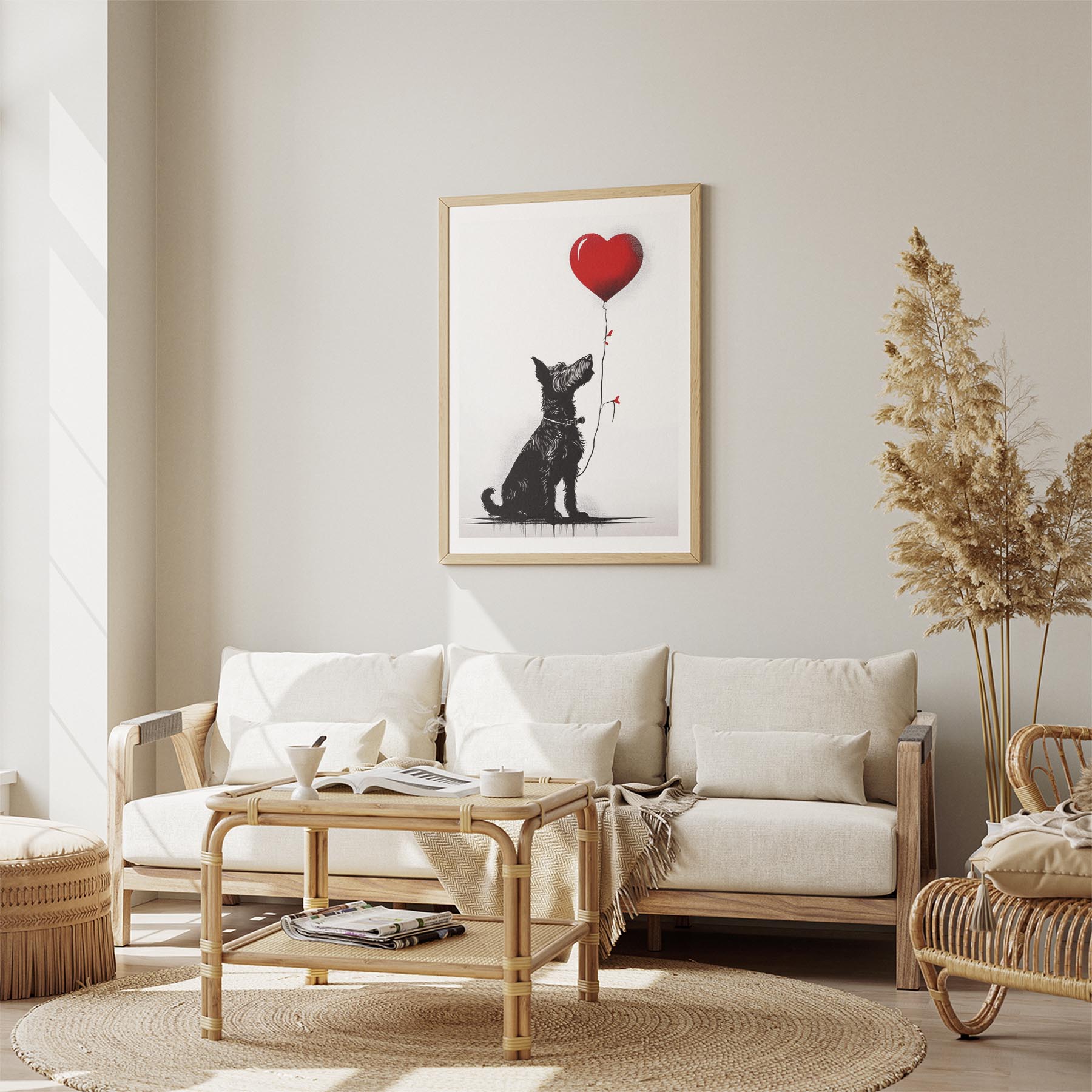 Fox Terrier DOGSY Series inspired by the Art of Banksy image 2