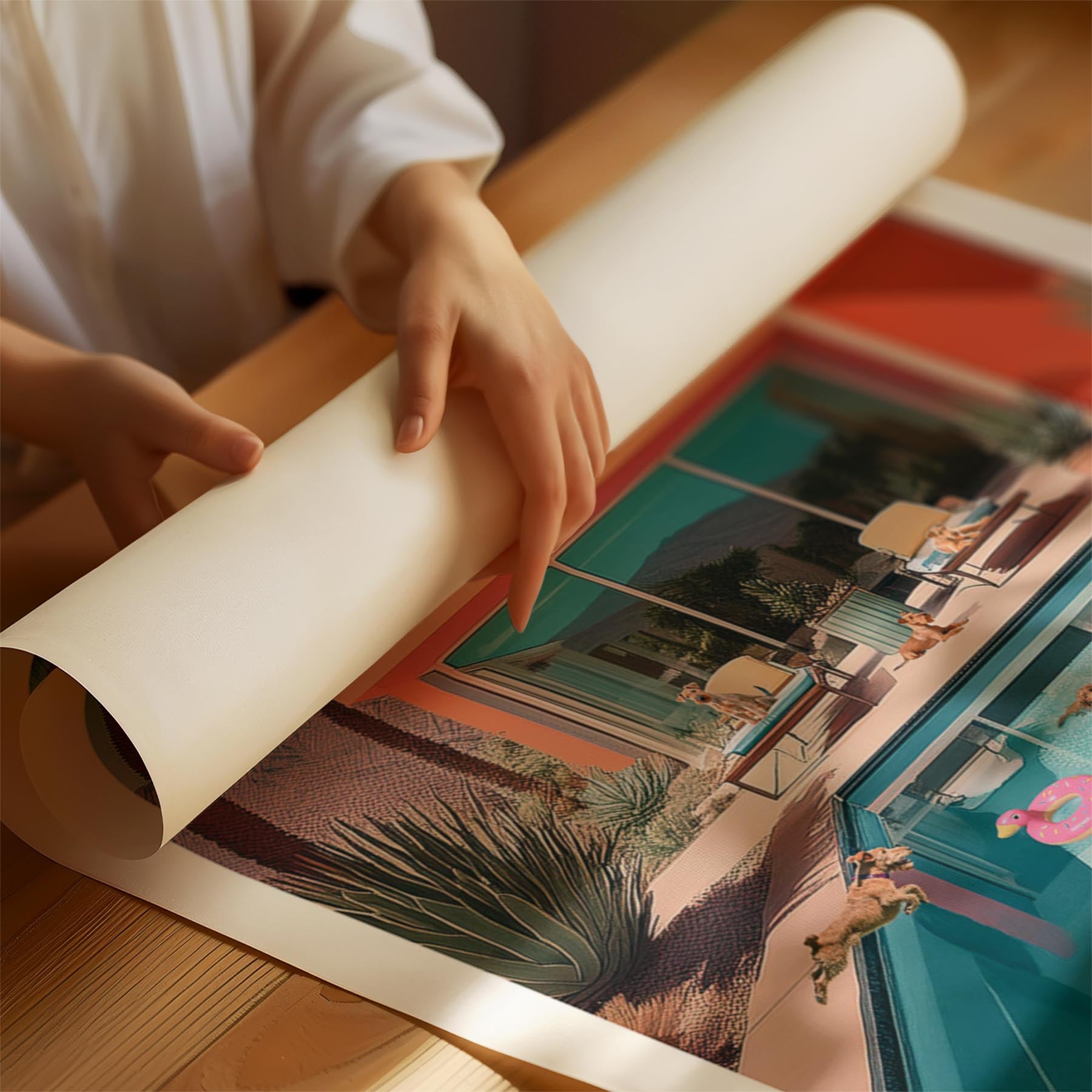 Irish Terrier Custom Pool Party WITH TEXT image 1