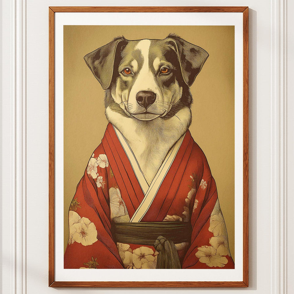 Australian Shepherd Japanse Kimono Dog Series image 10