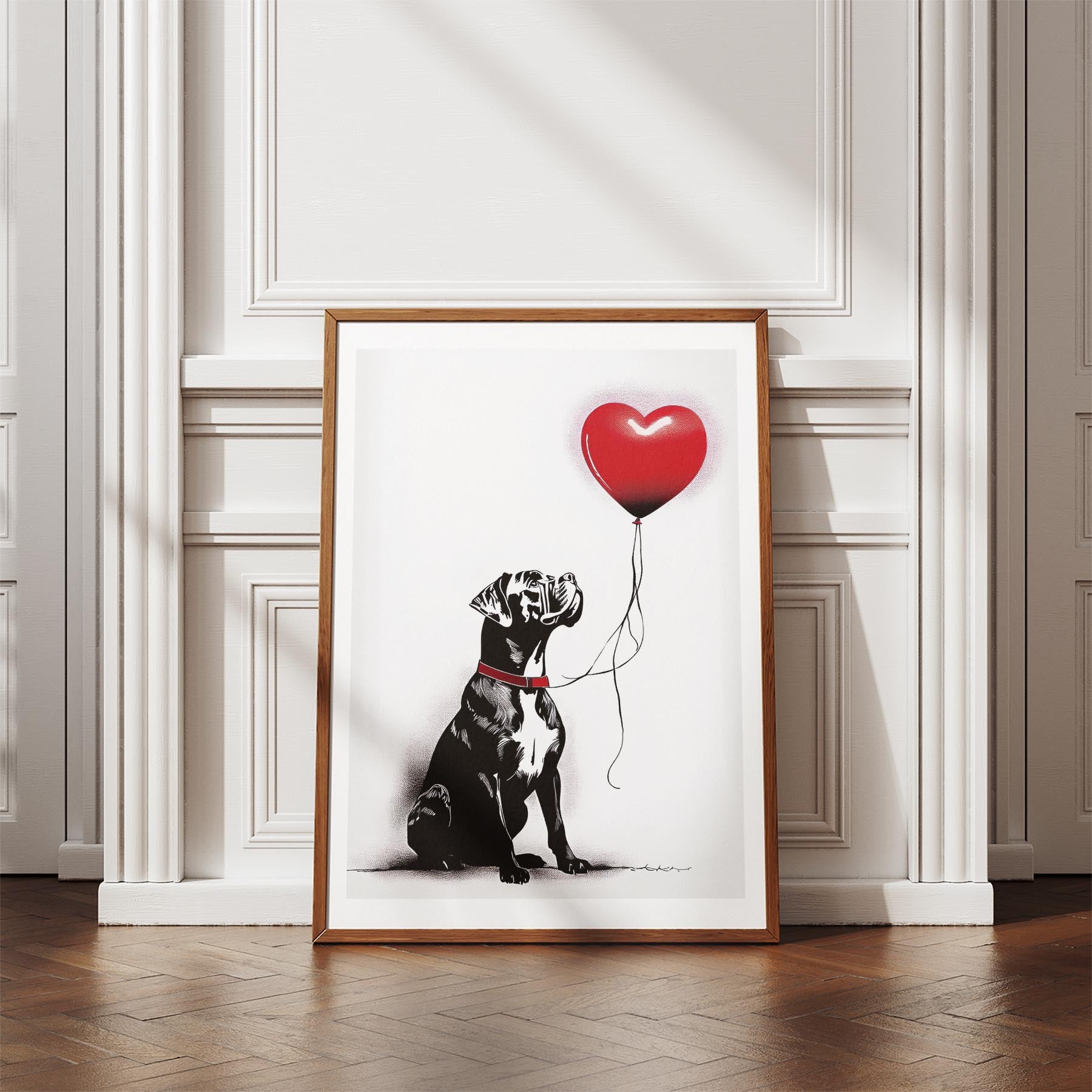 Boxer DOGSY Series inspired by the Art of Banksy image 4