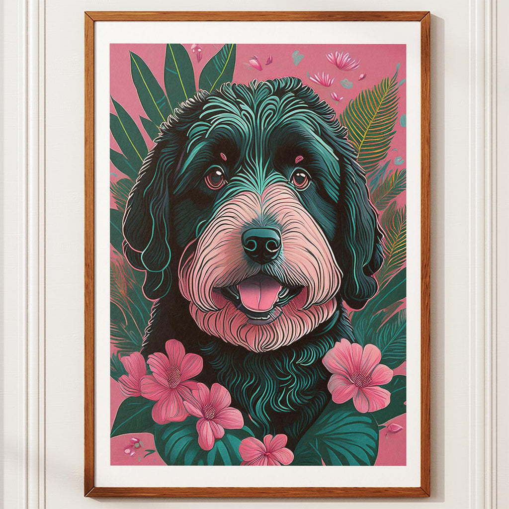 Old English Sheepdog Flowery Dog image 10