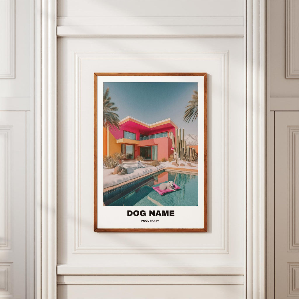 Samoyed Custom Pool Party WITH TEXT image 3