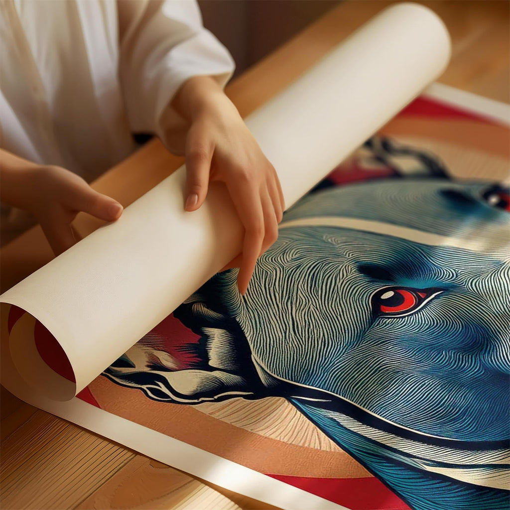 Bull Terrier Hokusai Japanese Inspired Dog Series 2 image 1