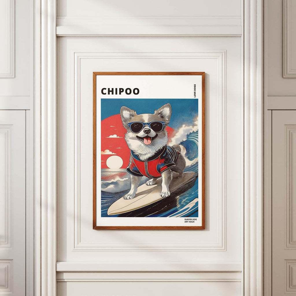 Chipoo Hokosai Surfer Dogs 1 image 2