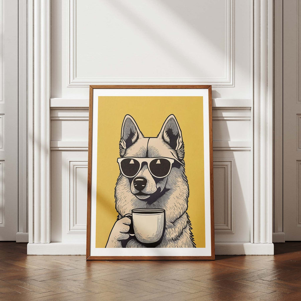 German Spitz Chillin Coffee Dog image 4