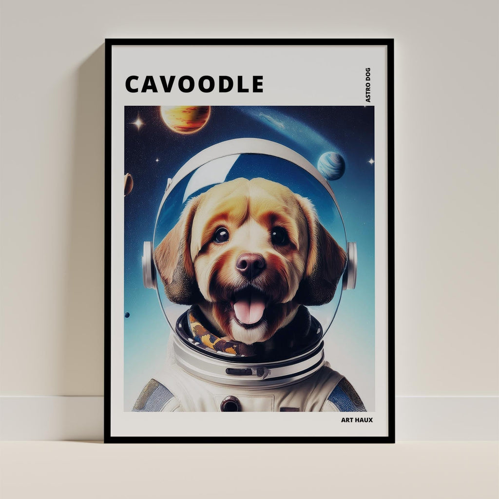 Cavoodle Astronaut Dog Series with Text Astro Dog image 11