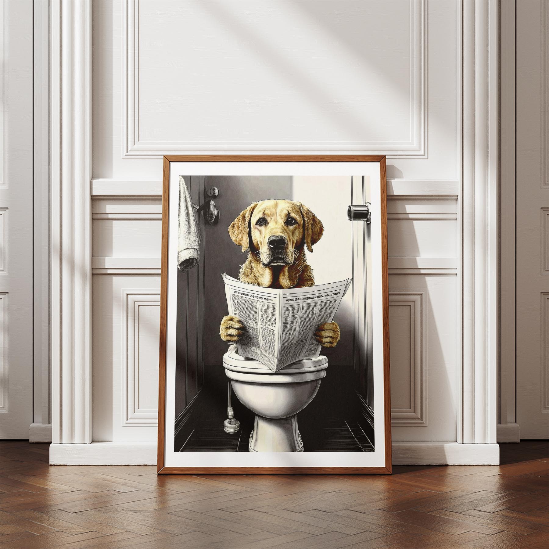 Labrador Retriever Toilet Humour Dog Series 4 image 4