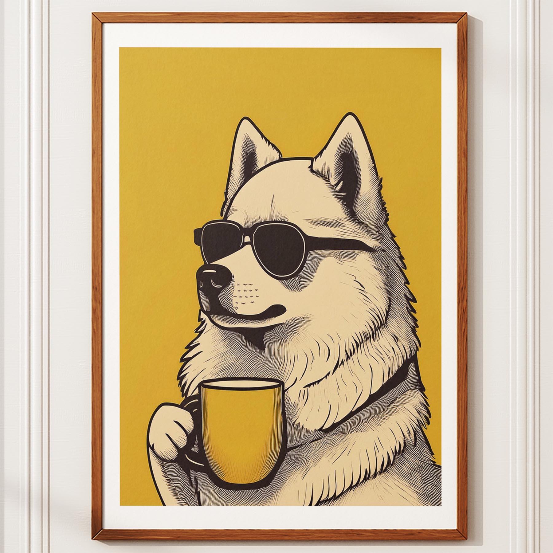 Samoyed Chillin Coffee Dog image 10