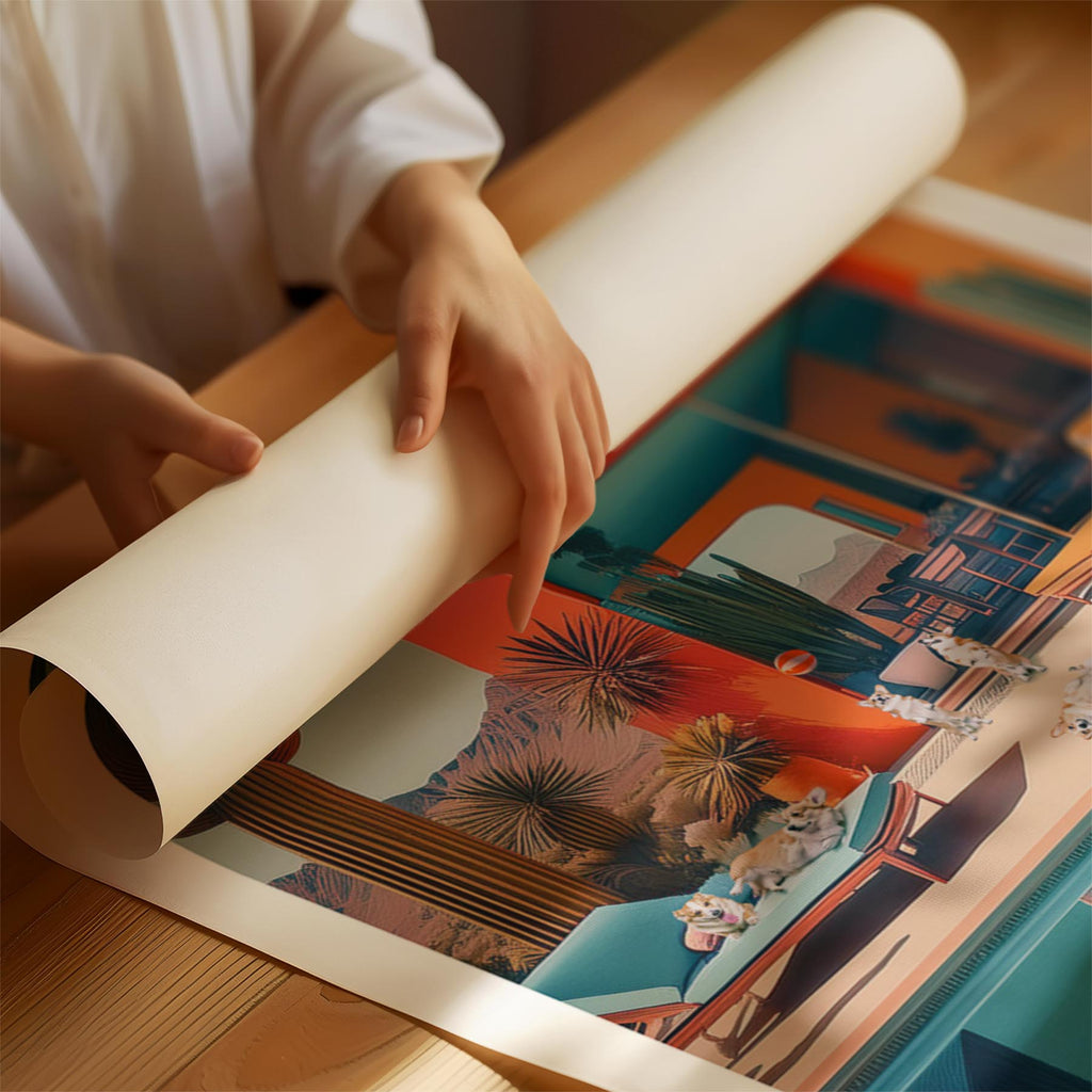 Corgi Custom Pool Party WITH TEXT image 1