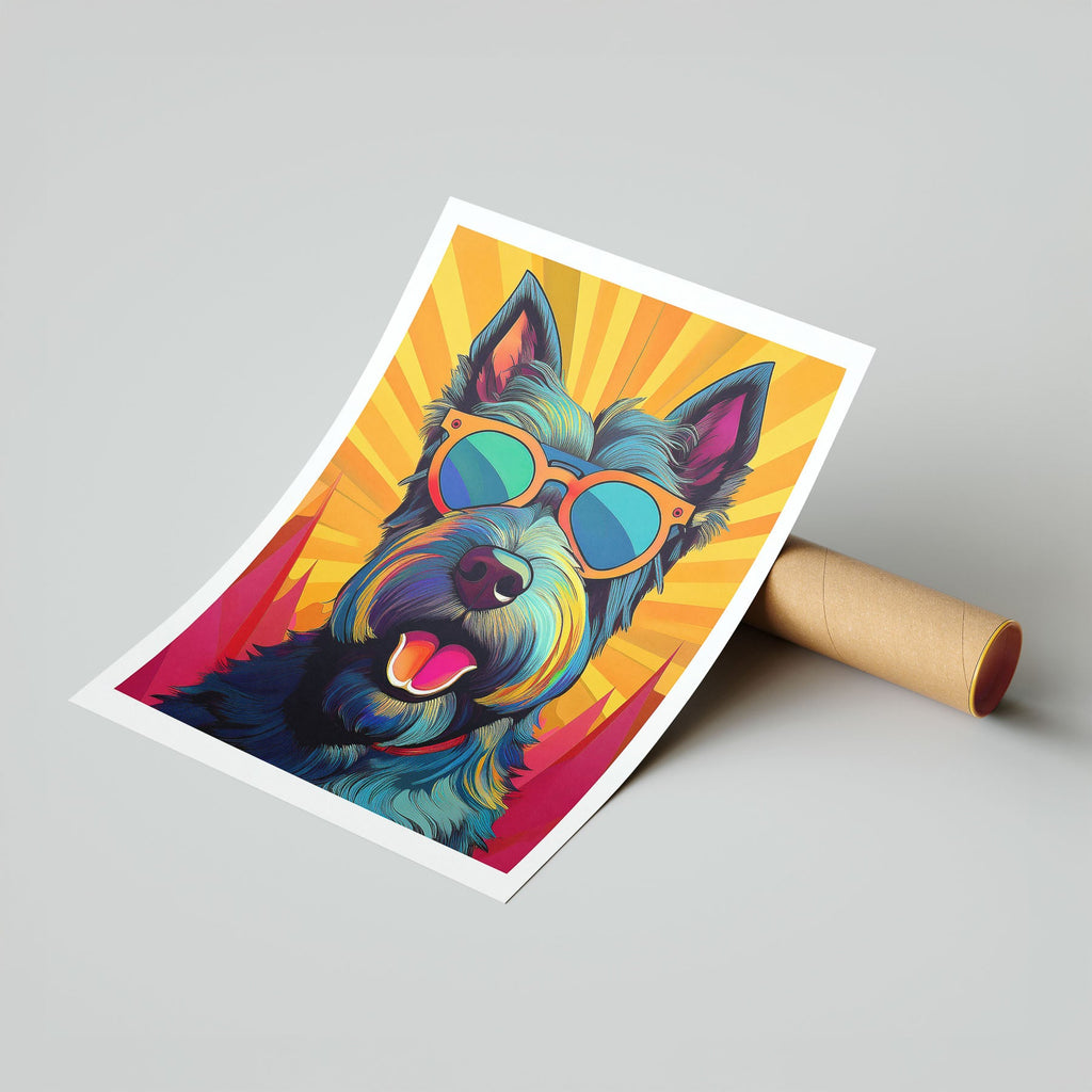 Scottish Terrier In Colourful Sunnies 1 image 7