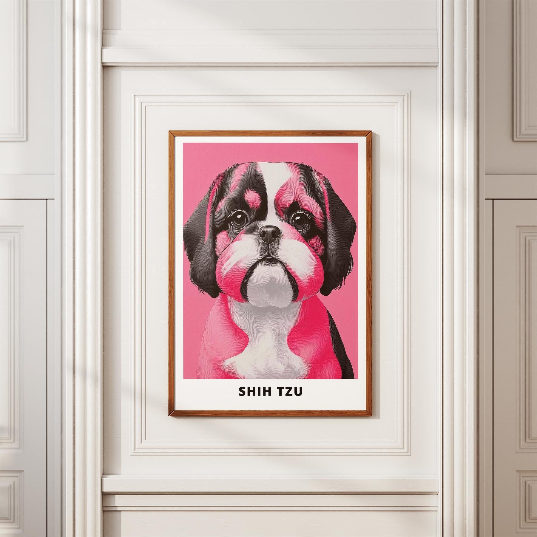 Shih Tzu Pink and Black Dog Series 2 image 3