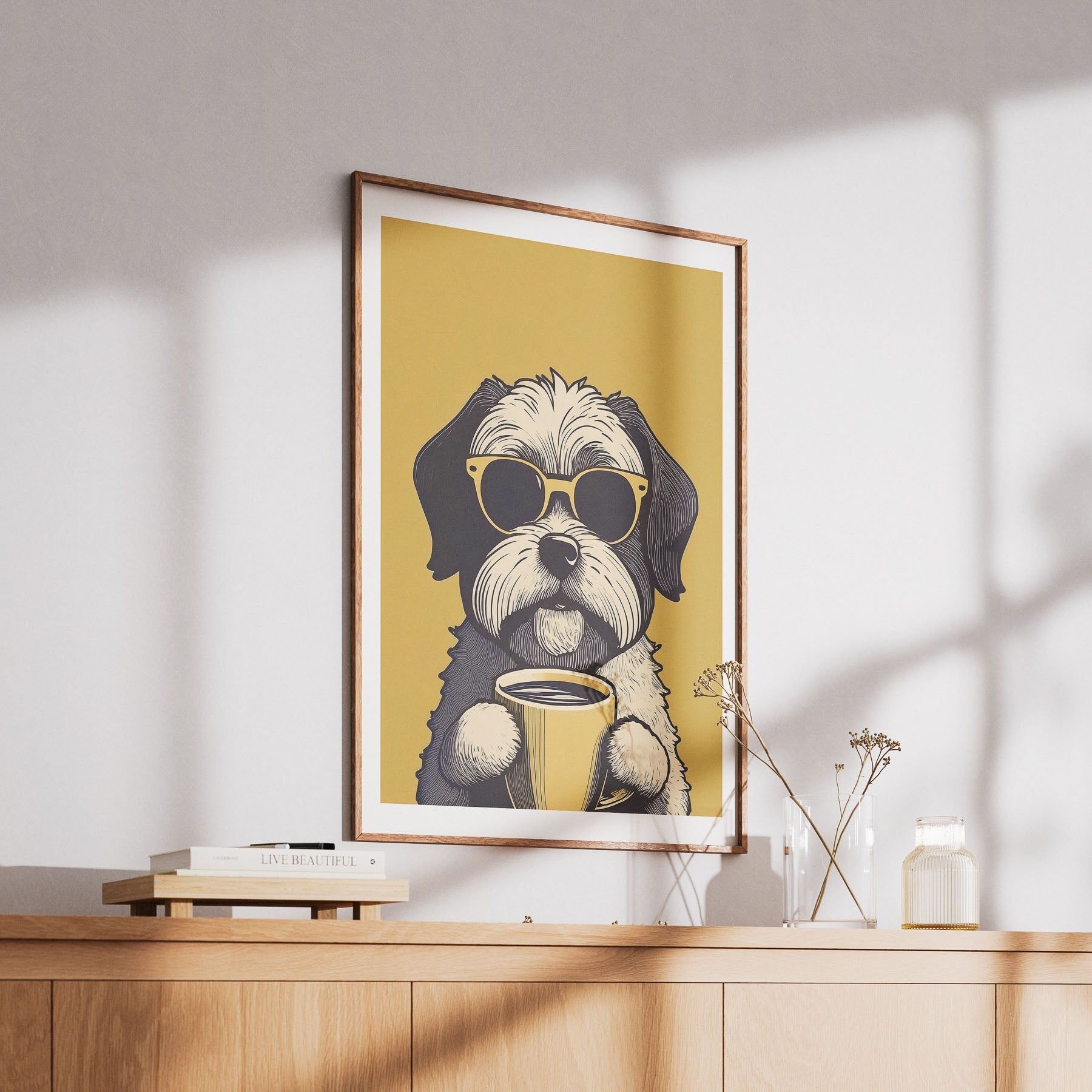 Shihpoo Chillin Coffee Dog image 6