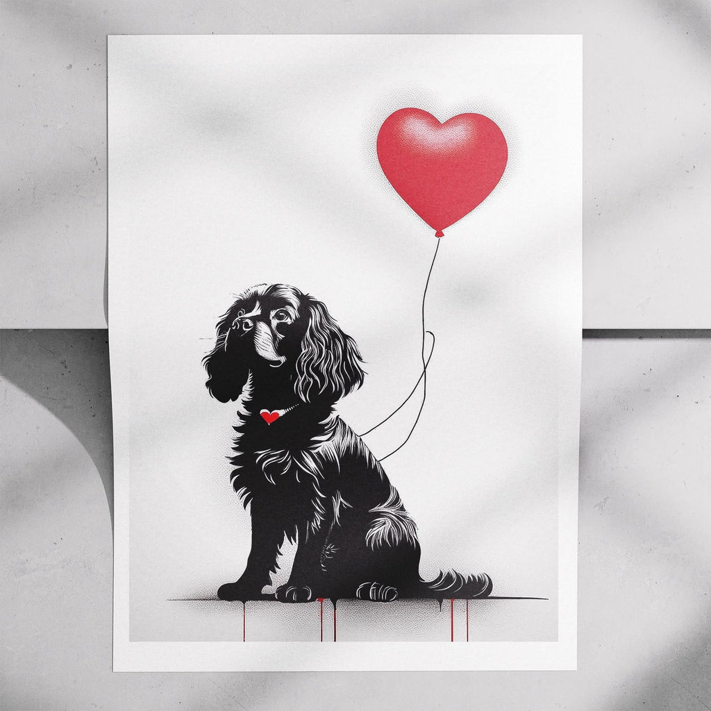 Cavalier Spaniel DOGSY Series inspired by the Art of Banksy image 7