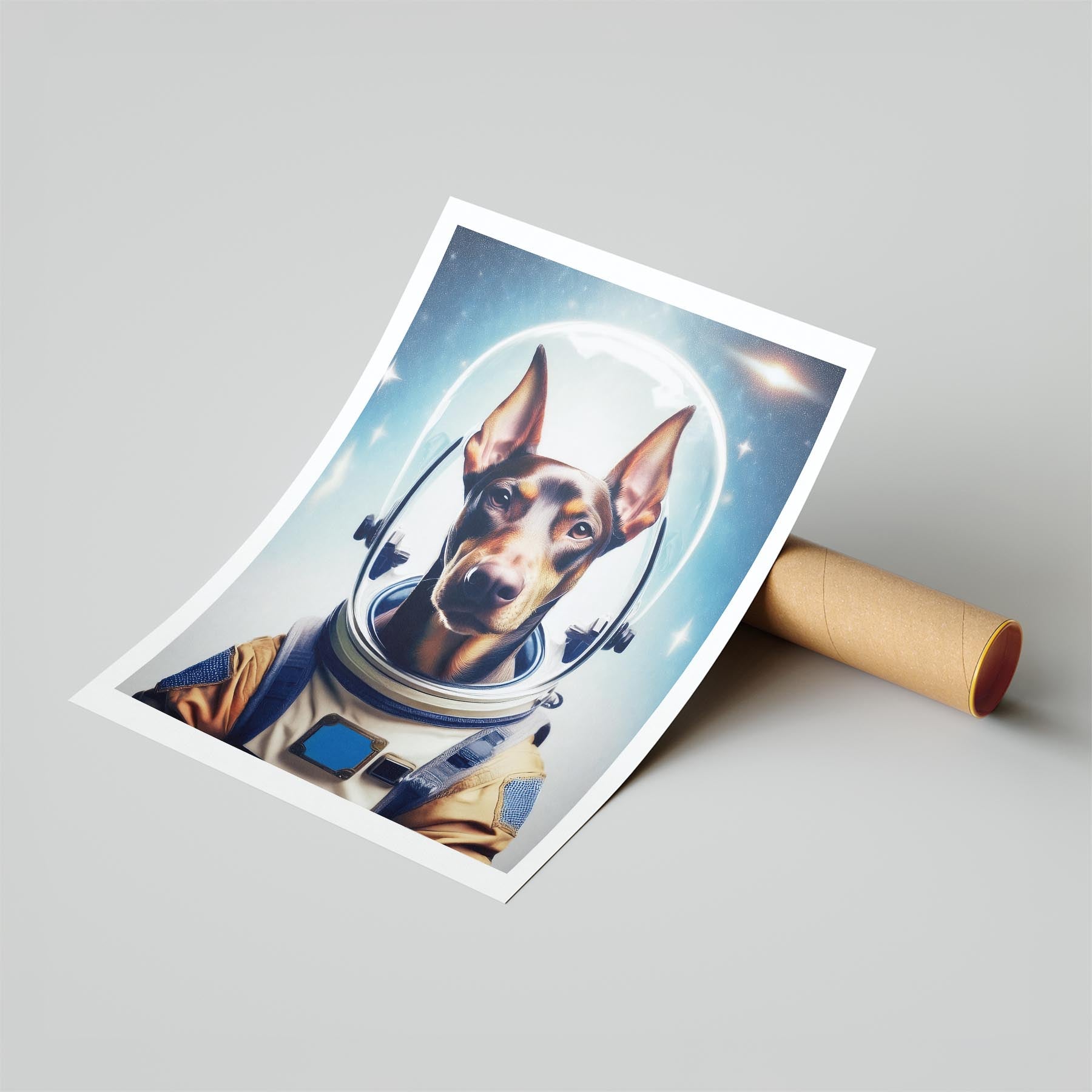 Doberman Astronaut Dog Series image 6