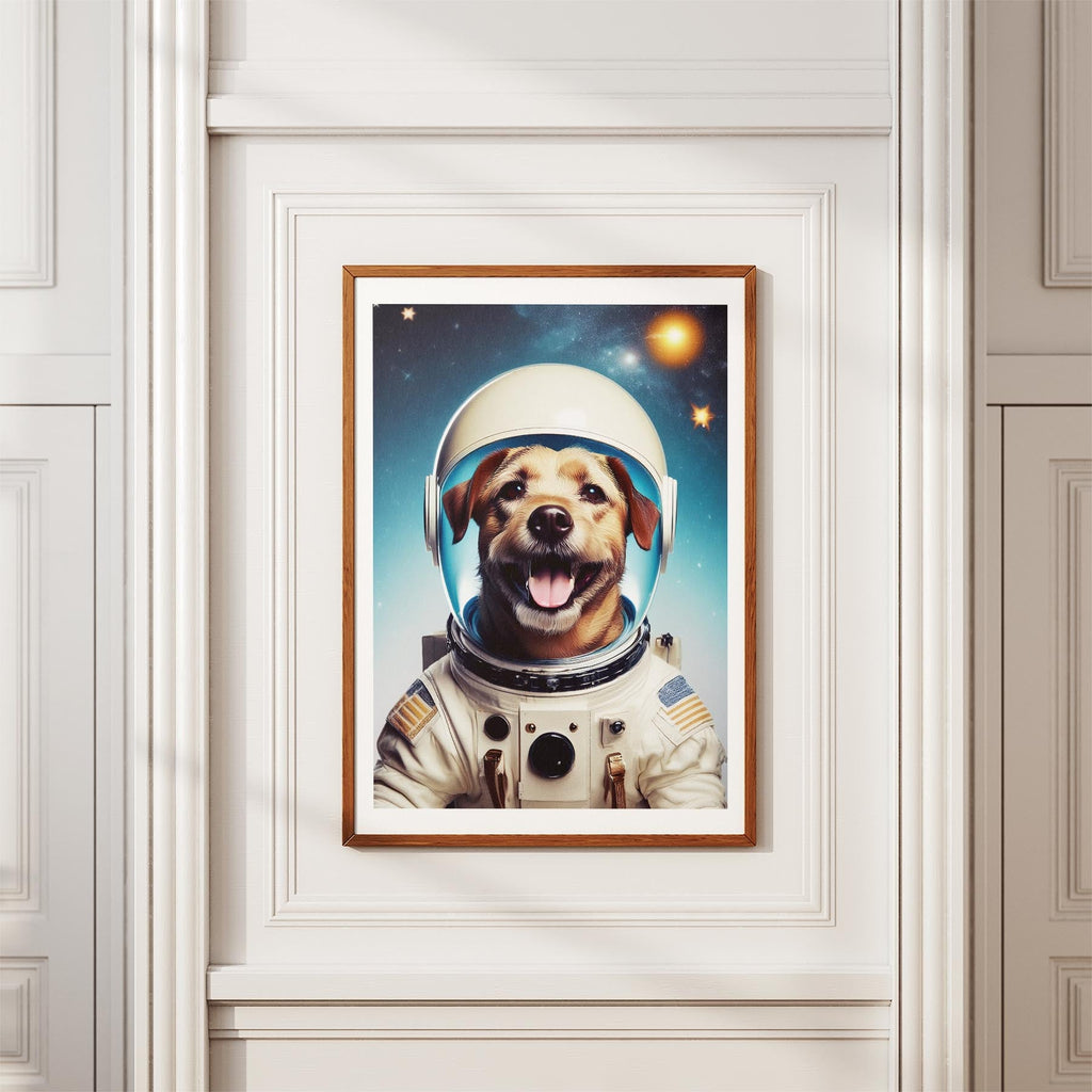 Border Terrier Astronaut Dog Series image 3