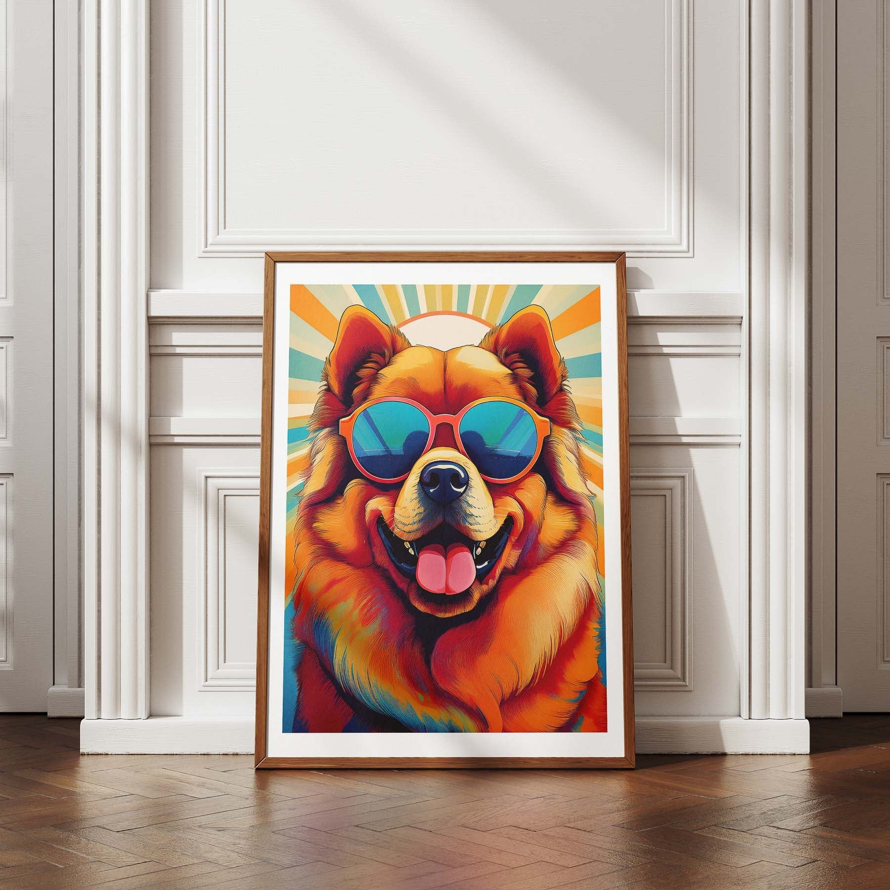 Chow Chow In Colourful Sunnies 1 image 4