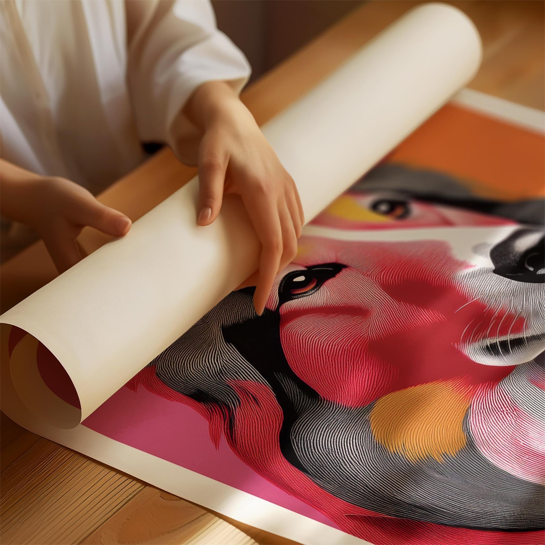 Rough Smooth Collie Modern Pop Dog Series image 1