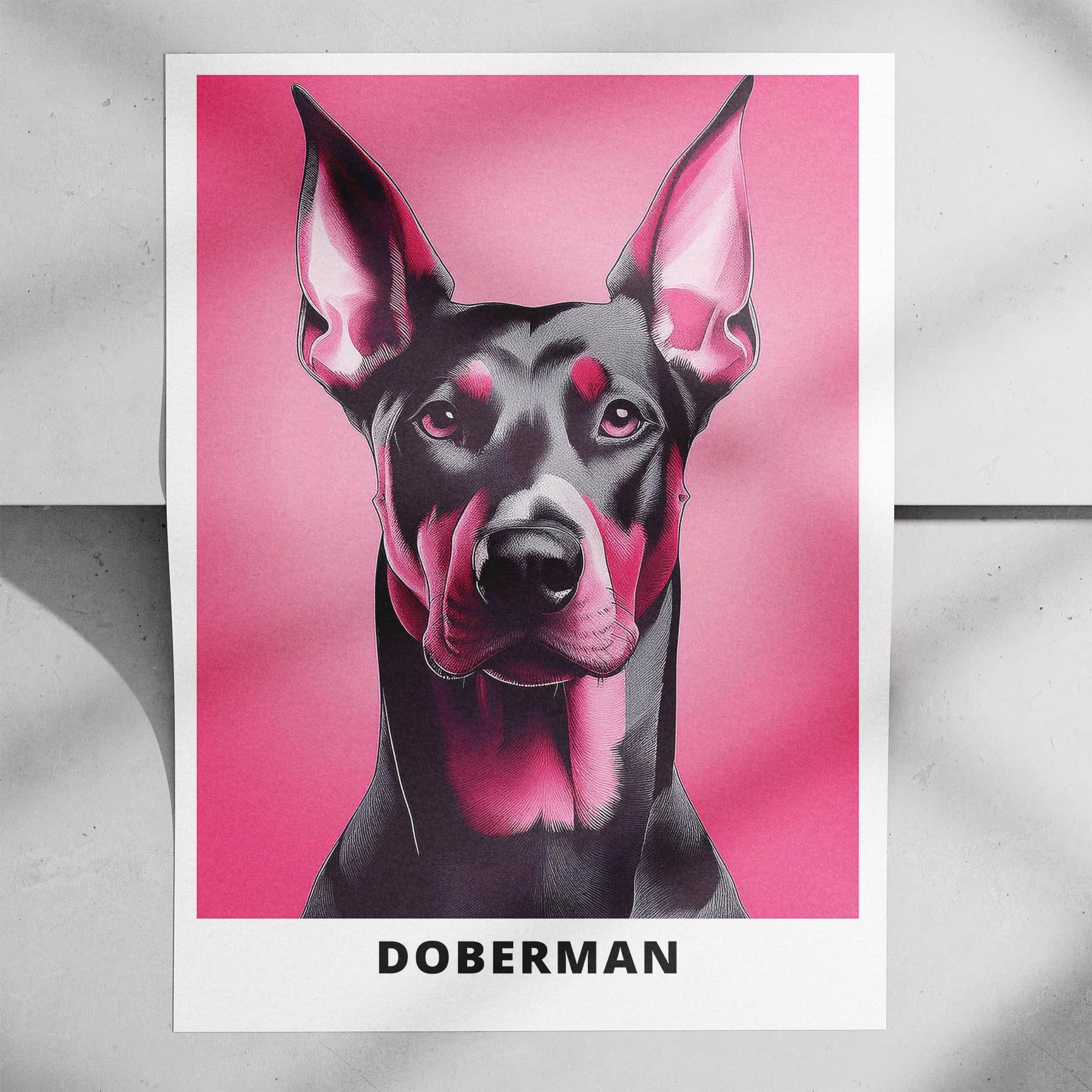 Doberman Pink and Black Dog Series 1 image 7