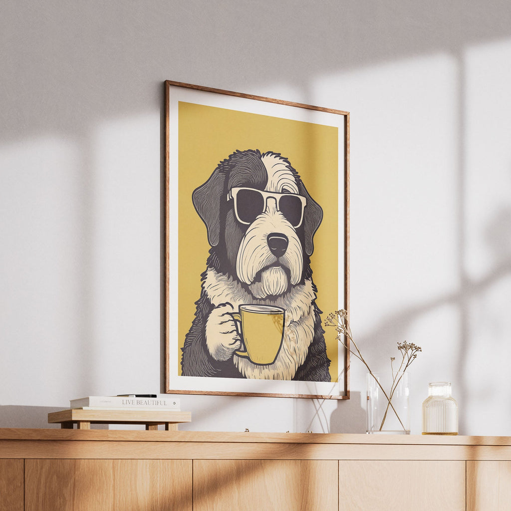 Old English Sheepdog 1 Chillin Coffee Dog image 6