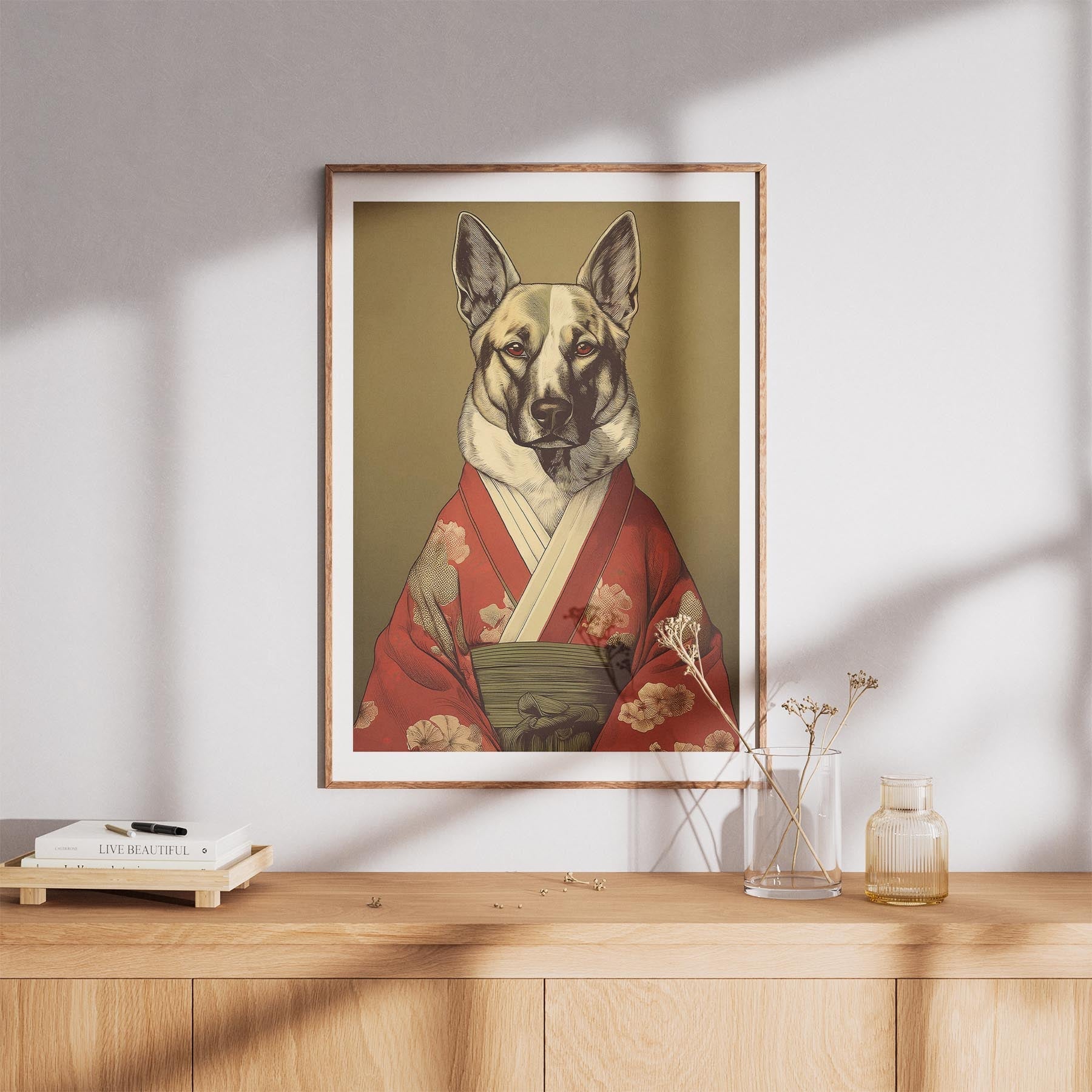 German Shepherd Japanse Kimono Dog Series image 8
