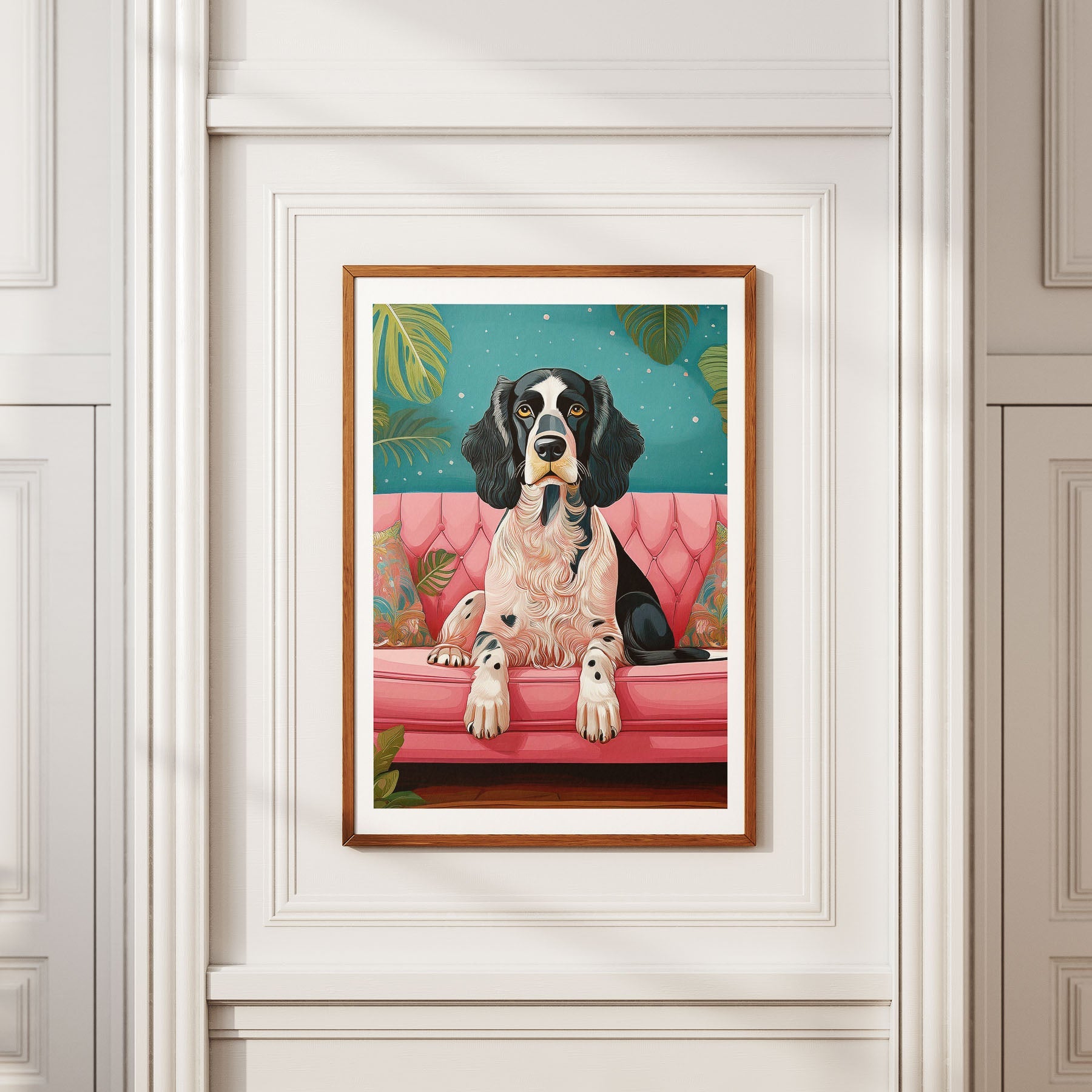 English Setter  Just Lounging Around image 2