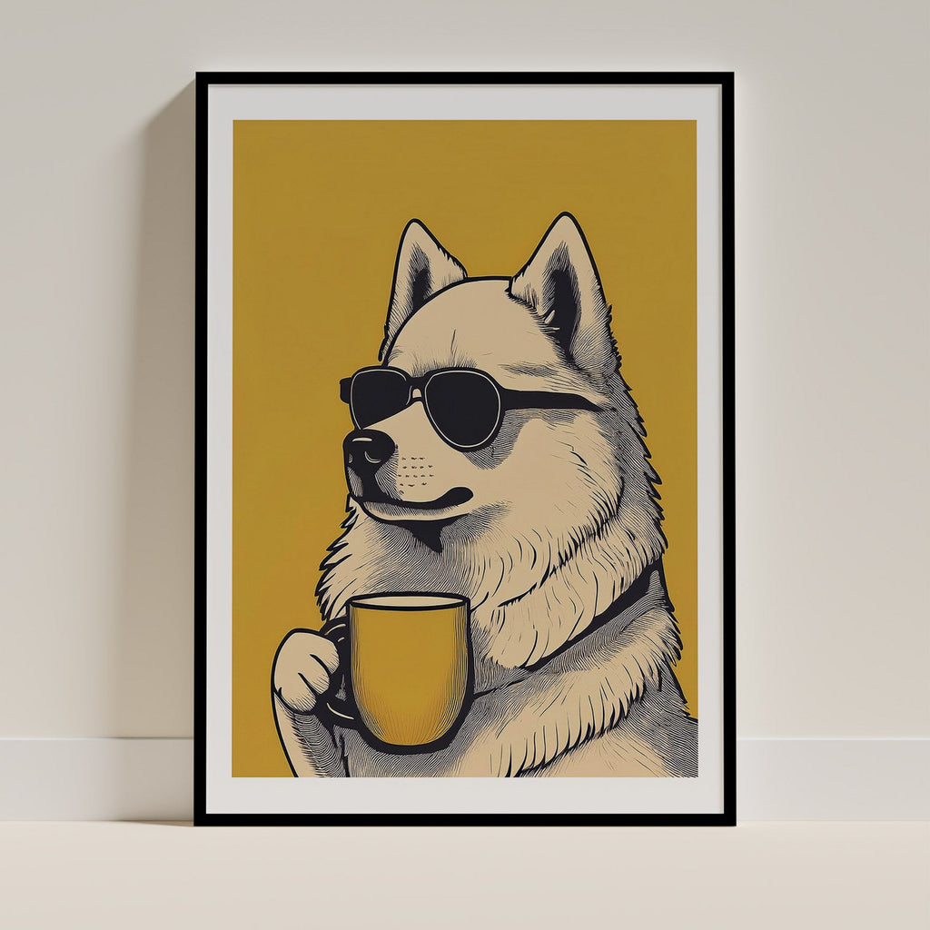 Samoyed Chillin Coffee Dog image 0