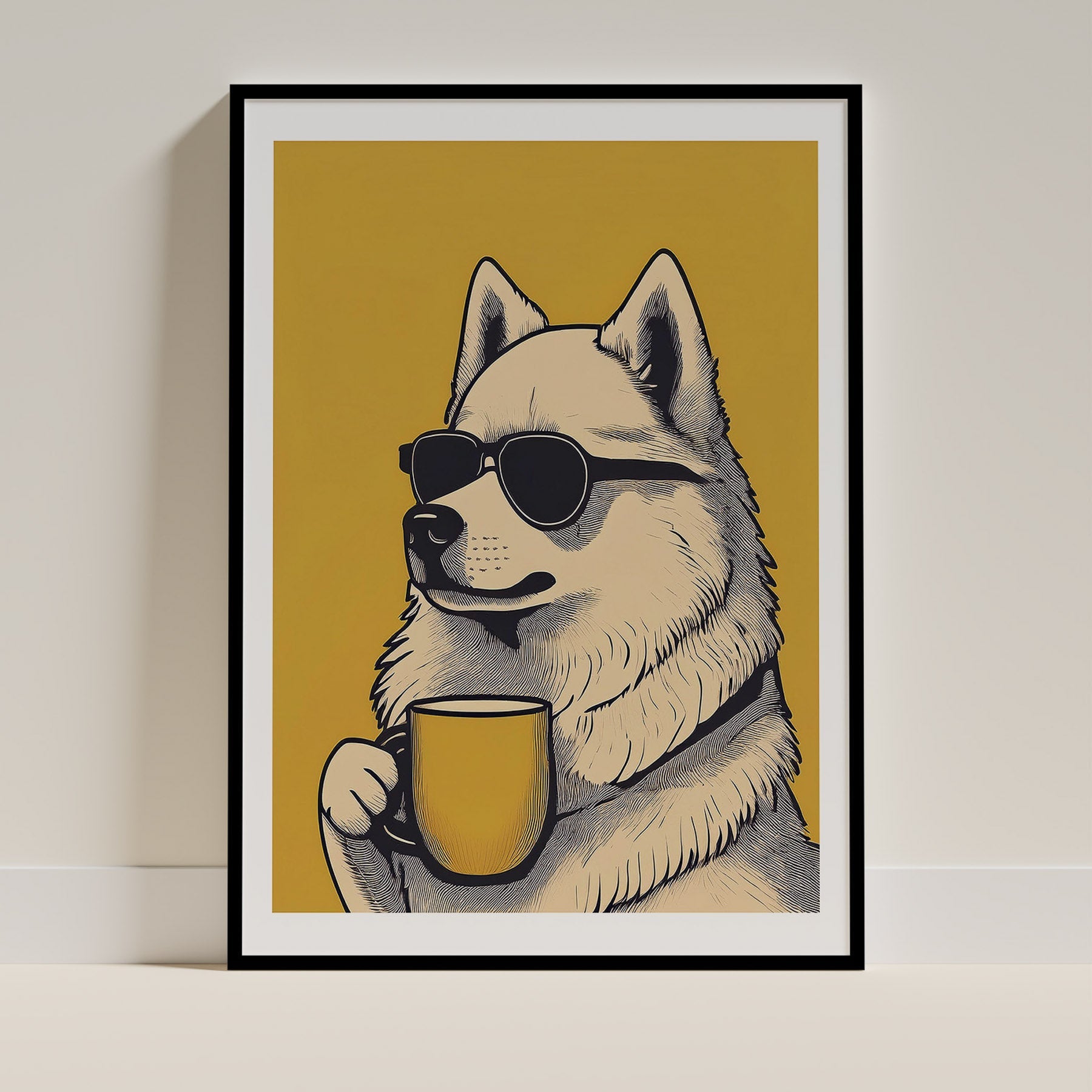 Samoyed Chillin Coffee Dog image 0