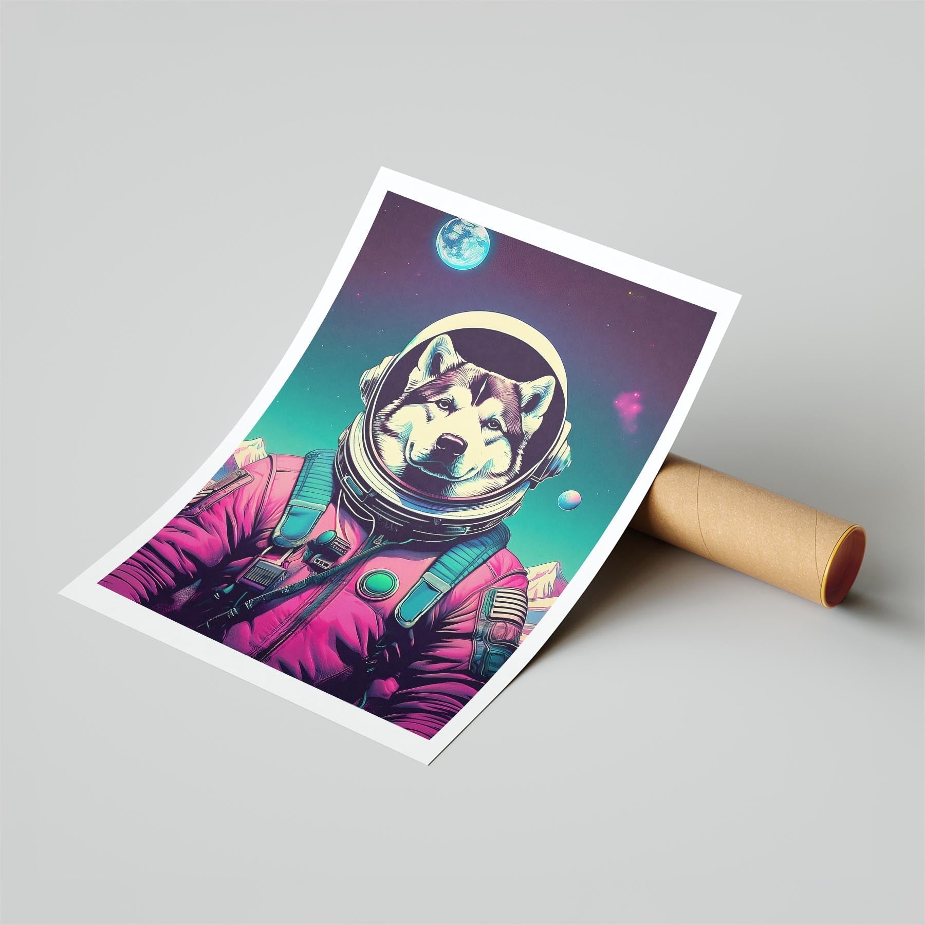 Alaskan Malamute Space Dogs Series image 6